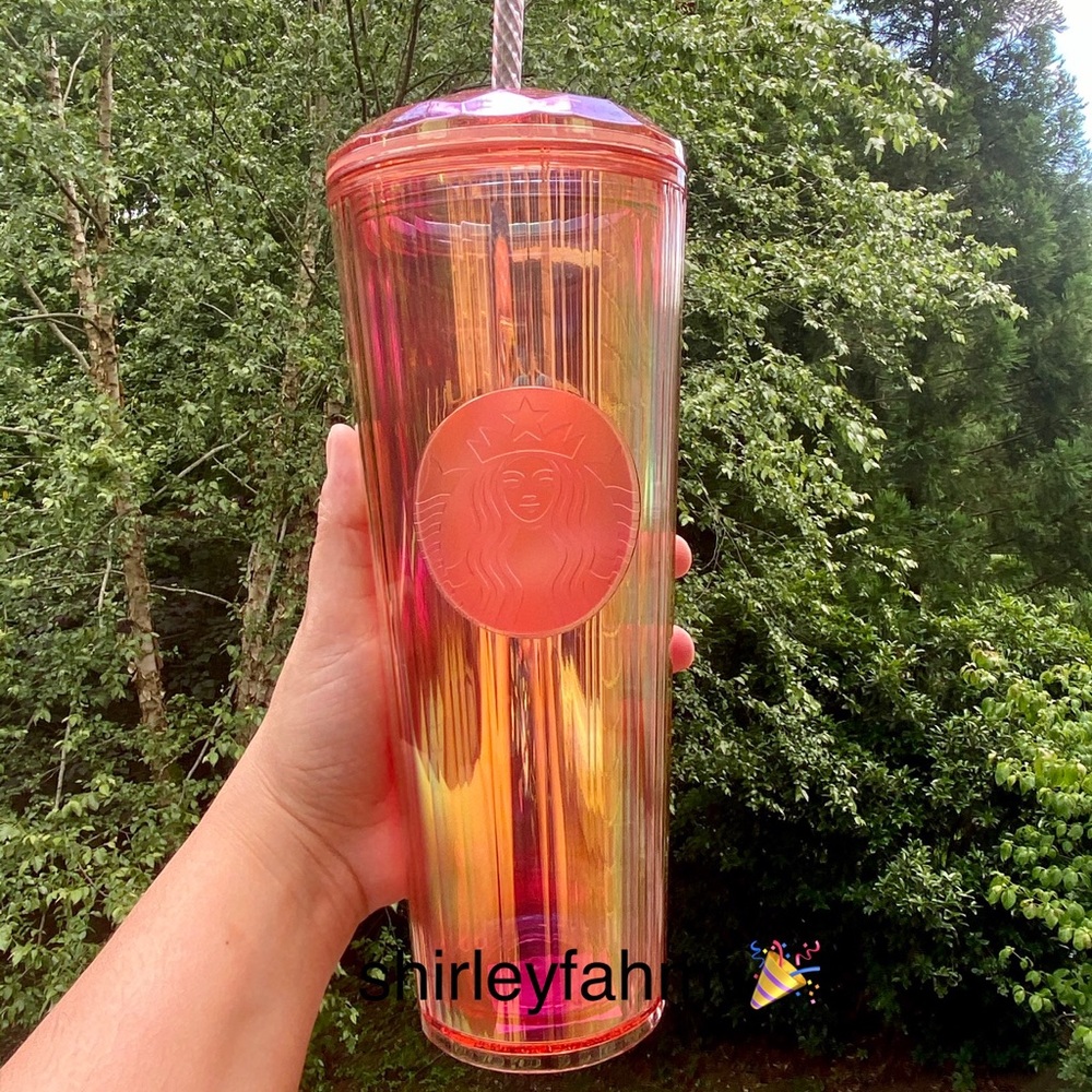 STARBUCKS Summer 2020 Iridescent rose gold💎24 oz